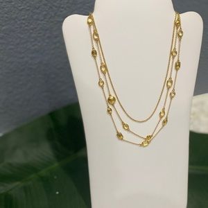 Stella & Dot Gold Layered Necklace